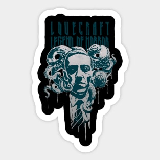 Lovecraft Legend of Horror Sticker